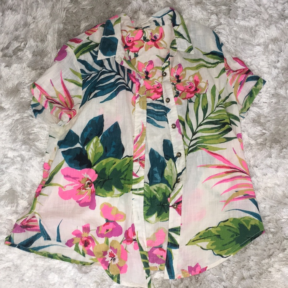 Billabong Hawaiian Button Up Shirt